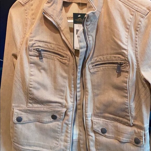 Brand new Ralph Lauren Tan 🤎 Jean jacket $160 - Picture 3 of 5
